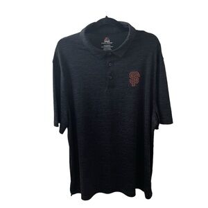 Majestic San Francisco Giants XXL charcoal Gray polo polyester Baseball Athlete